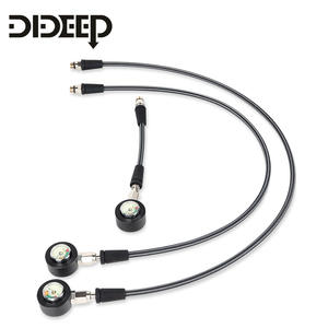 เกจวัดแรงดันตกค้างสำหรับดำน้ำ DIDEEP สายถักคาร์บอนไฟเบอร์ ใช้ได้กับเรกกูเลเตอร์ BCD ท่อแรงดันสูง - ปรับแต่งได้ - Product Image 6