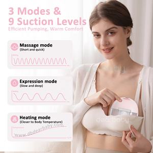 2025 Wireless Wiederauf ladbare <span class=keywords><strong>W2</strong></span> Milch pumpe Heizung Kompression funktion Freis prec heinrich tung Multifunktion 9 Stufen Einstellbare Milch pumpe - Product Image 3