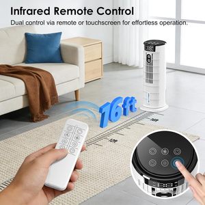 Enfriador de Aire Evaporativo CoamoTrail Tower de 1000 ml con Control Remoto para Uso Doméstico - Product Image 4