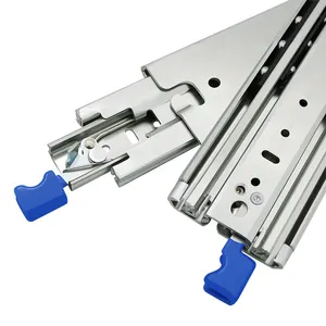 Hvpal 76Mm Rail Mount 500 Lbs Heavy Duty Kogellager Rv 1500Mm Lade Slides Voor Industriële Werkstations Met Vergrendelingsrails