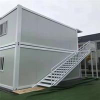 Maisons modulaires préfabriquées en conteneurs plats détachables en gros à vendre, maisons modulaires personnalisées pour les projets de bureaux et résidentiels