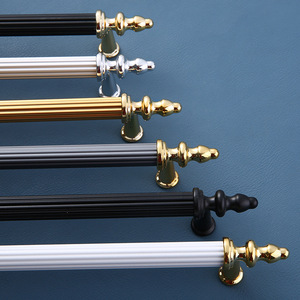 Luxurious Design European Cabinet Handles Round Tube Wardrobe Bathroom Cabinet <strong>Door</strong> Drawer Furniture Hardware Decoration Handle - Product Image 5