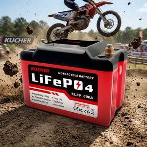 <span class=keywords><strong>Batterie</strong></span> de moto KUCHER 12,8 V 6 Ah LiFePO4, capacité réelle garantie, anti-fuite, démarrage facile pour YTX9-<span class=keywords><strong>BS</strong></span> YTX7A-<span class=keywords><strong>BS</strong></span> <span class=keywords><strong>YT12A</strong></span>-<span class=keywords><strong>BS</strong></span> - Product Image 1
