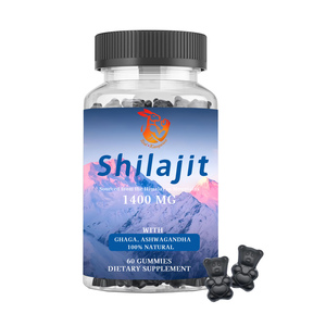 Well body OEM/ODM Shilajit Gummies for Healthy <b>Sleep</b> Promote Healthy Digestive Natural Ashwagandha Herbal Supplement Gummies - Product Image 1