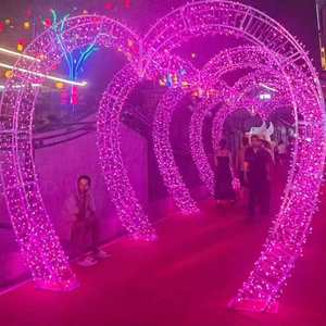 Giant LED Christmas Ornament Tunnel Motif <b>Light</b> Outdoor Holiday Display Decoration - Product Image 1