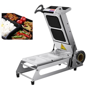 Machine de scellage de boîtes à lunch de bureau, ligne d'assemblage alimentaire, machine d'emballage et de capsulage de vaisselle, machine à boîtes à collation - Product Image 4