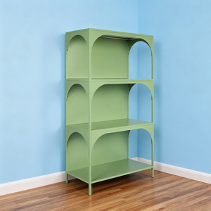 Phong cách công nghiệp hiển thị kệ sách phòng khách Nhiều Tầng Kệ gác xép Bắc Âu sắt nghệ thuật đơn giản phân vùng kệ - Product Image 1