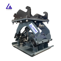 Compacteur hydraulique Ligong pour excavatrices de 1 à 50 tonnes - Conception à vibration équilibrée pour un compactage uniforme et un pressage efficace des sols durs