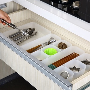 Đa Năng Đơn Giản PP Ngăn Kéo Lưu Trữ Set 9 Gói Bền Có Thể Điều Chỉnh Mức Độ Văn Phòng Bàn Nhựa Ngăn Kéo Tổ Chức - Product Image 5