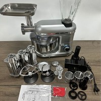 Procesador de alimentos multifuncional 8 en 1 de 5,5 litros, artículo de exportación popular eléctrico listo para cruzar la frontera para el hogar de Rusia