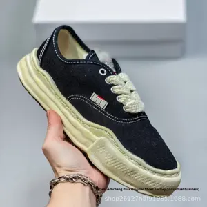 2025 אירופאי בסגנון אירופאי של גברים נשים רטרו נעלי תחרה-אפ לבן הבלעדית לופל גובה-הגדלת נעלי הליכה לסתיו - Product Image 2