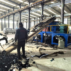 Industrielle automatische Reifens chred derma chine Edelstahl OTR LKW Reifen brecher Getriebe motor Aluminium Separator Recycling Line - Product Image 4