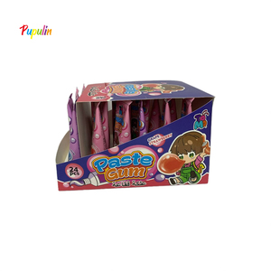 Gomme à bulles liquide avec saveur <span class=keywords><strong>de</strong></span> fraise et <span class=keywords><strong>de</strong></span> raisin pour mâcher des bonbons dans des tubes avec couvercles - Product Image 5