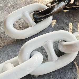 Chaîne d'ancre marine en acier noir bitumé à haute résistance avec certification CCS ABS LR - Product Image 6