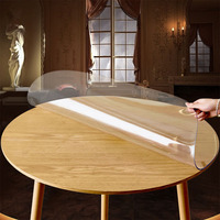 Rouleau de PVC transparent flexible Xieren, épaisseur standard 0,8 mm-7 mm, personnalisable, pour nappe