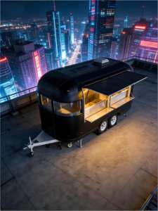 Remorque <span class=keywords><strong>pub</strong></span> mobile pour bières artisanales avec système multi-tap et station de fromages pour des assortiments d'IPA, des bretzels et des sliders de bratwurst - Product Image 6