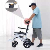 Fauteuil roulant âgé Produits tendance 2025 Nouveautés Chaise médicale Avion Fauteuil roulant léger