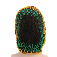 Filet à cheveux résille au crochet Filet à cheveux Slouchy Cover Cap Chapeau Rasta Dreadlocks Snood Net Épais French Mesh Fish Net Hairnet Snood
