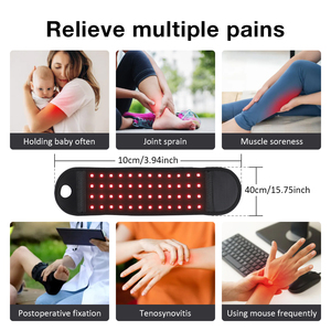 Wearable Sports Full <span class=keywords><strong>Body</strong></span> Suporte Brace Red Light Therapy 660nm 850nm 48 Beads Lâmpada Cinto Infravermelho para Cintura Red Light Therapy - Product Image 2