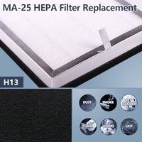 Filtre de remplacement MA25 compatible avec le purificateur d'air Modify MA-25 Series S1/B1/W1 H13 True HEPA avec pré-filtre au charbon actif
