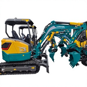 Lovol Mini Crawler Excavator 1.8 Ton Rubber Track FR18E2-u <b>Micro</b> Digger Small Construction <b>Machinery</b> 1000kg Manual - Product Image 1