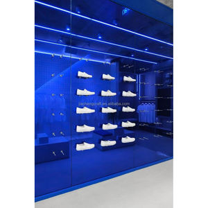 Jiacheng high quality acrylic lucite store display counter cabinets for shoe shop