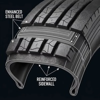 Pneus tout-terrain BF102 12R22.5 de qualité export, performance fiable et professionnelle, résistants aux déchirures, pour la conduite sur chaussée urbaine
