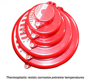 Giriş valfi kilitleme elektrik küresel vana kilitleme cihazı termoplastik dönüş valfi asma kilit cihazı dick - Product Image 4