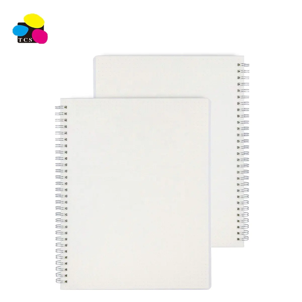 100gsm 2 حزمة B5 x 10 بوصة سميكة ورقة منقطة دوامة شبكة نقطة دفتر مع 80 ورقة لكل كتاب