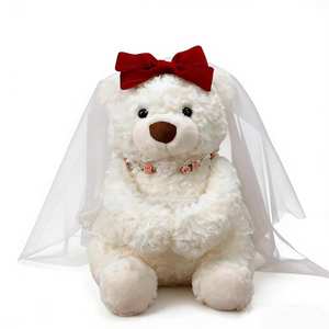 EZBABY ODM Pair Figural Short Plush <strong>Teddy</strong> <strong>Bears</strong> Bed Dolls 31-50cm Fiber Cotton Valentine's Day Wedding Groom's Gift Newlyweds - Product Image 5