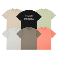 Gedrukt logo Borduurwerk logo Hot Sale van hoogwaardige oversized katoenen T-shirts Comfortabele en zachte heren T-shirts