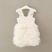 Bébé Fille Robe Nouveau-Né Fille Dentelle Blanche Baptême Baptême À Volants Jupe Anniversaire Mariage 0utfits