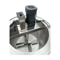 Mélangeur alimentaire industriel, machine de cuisson sous pression pour confiture, marmite électrique en acier inoxydable pour la cuisson de sauces, wok automatique réglable