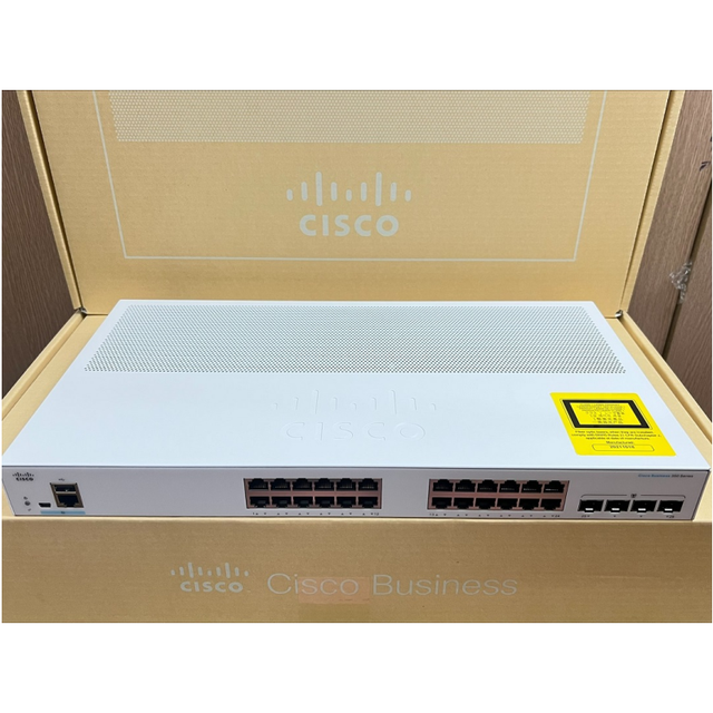 Cisco Business Switch CBS350-24P-4G Managed POE Switch 24 Port GE 4x1G SFP New Sealed Ethernet Switch