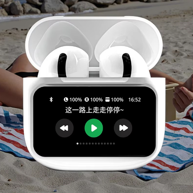 A11 Pro TWS Wireless Earbuds Touch Control LCD Screen Earphone with ENC Noise Cancelling Long Battery Stereo Headphones