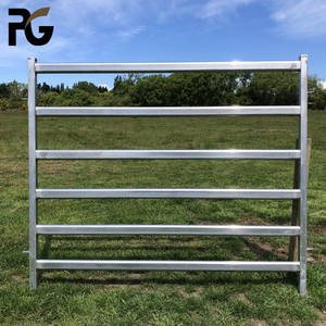 Paneles portátiles de corral para ganado de ovejas, paneles continuos para ganado de 6 bar y 20 pies, Panel de patio para ganado de cercado de alambre de cerdo Lowes - Product Image 2