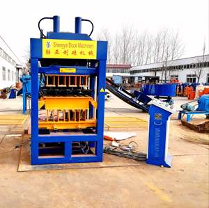 เครื่องจักรผลิตอิฐบล็อกประสิทธิภาพสูง Shengya รุ่น SY4-10 ระบบไฮดรอลิกอัตโนมัติเต็มรูปแบบ สำหรับผลิตอิฐปูพื้นและอิฐบล็อกประสาน - Product Image 2