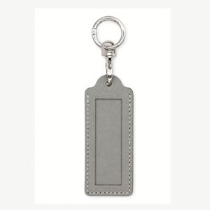 Petite Rectangular Needlepoint <b>Charm</b> Keychain Idol Photo Holder Sewing Canvas Storage with <b>Keyring</b> Portable - Product Image 5