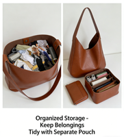 Anpassbares Logo Tasche 2026 Trendige Damen Kunstleder Hobo-Tasche Große Kapazität Unterarm-Schultertasche Großhandel