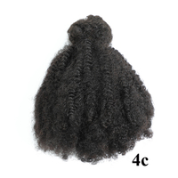 Cheveux humains bruts doublement étirés bouclés en vrac, vente en gros, brésiliens 4A 4B 4C Afro Kinky, pour tresses, torsades et locks