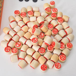 Vente en gros <span class=keywords><strong>de</strong></span> 90 pièces numérotées en forme <span class=keywords><strong>de</strong></span> tambour en bois avec boîte en papier - Product Image 4