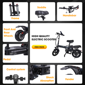 <span class=keywords><strong>Bicicletta</strong></span> <span class=keywords><strong>Elettrica</strong></span> <span class=keywords><strong>Pieghevole</strong></span> per Adulti 14\" con 10 Ammortizzatori, Economica e Conveniente per Città, Disponibile negli Stati Uniti - Product Image 6