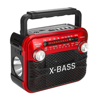 New125BT Prévention des catastrophes Prévisions météorologiques Générateur à manivelle à énergie solaire Radio d'urgence avec batterie externe