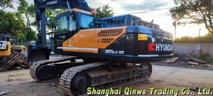 Excavatrice Hyundai 305LC-9T d'occasion 220 305 avec moteur Cummins et vérin hydraulique Moog Type de déplacement sur chenilles - Product Image 6