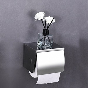 YOTO support mural boîtes de <span class=keywords><strong>papier</strong></span> <span class=keywords><strong>toilette</strong></span> en <span class=keywords><strong>bambou</strong></span> <span class=keywords><strong>porte</strong></span>-<span class=keywords><strong>rouleau</strong></span> avec <span class=keywords><strong>porte</strong></span>-<span class=keywords><strong>rouleau</strong></span> de <span class=keywords><strong>papier</strong></span> de soie sans perceuse accessoires de salle de bain étagère - Product Image 3