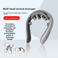 Masajeador de Cuello Meilan con Bluetooth, Compresa Caliente y Microcorriente EMS - Protector de Cuello Inteligente