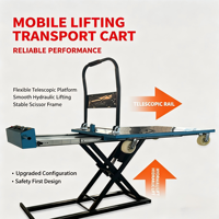 Chariot élévateur à ciseaux hydraulique mobile, plateforme télescopique, chariot de manutention pour le chargement de fourgons, pour la logistique d'entrepôt