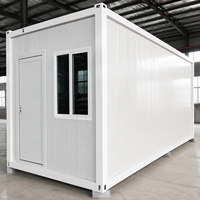Maison conteneur moderne en kit, unité modulaire préfabriquée directement de l'usine avec structure en acier galvanisé pour bureau, hôtel, camping
