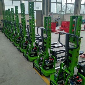 รถยกพาเลทแบบกึ่งไฟฟ้าแบบพกพา Weliftrich ขนาด 0.5 ตัน 0.7 ตัน 1 ตัน รับน้ำหนัก 500 กก. 700 กก. 1000 กก. ความสูงยก 1.3 ม. 1.6 ม. - Product Image 4