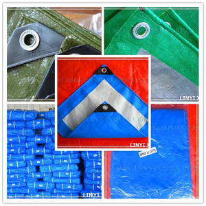 Lona impermeable resistente al agua para acampar al aire libre hoja de lona de jardín con ojales, hojas de suelo de plástico pérgola remolque - Product Image 4